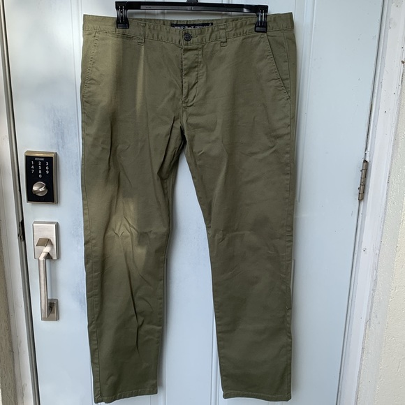 Primark Other - DENIM & CO. Olive green pants. Side/back pockets. Size 32L/38W. Button f…